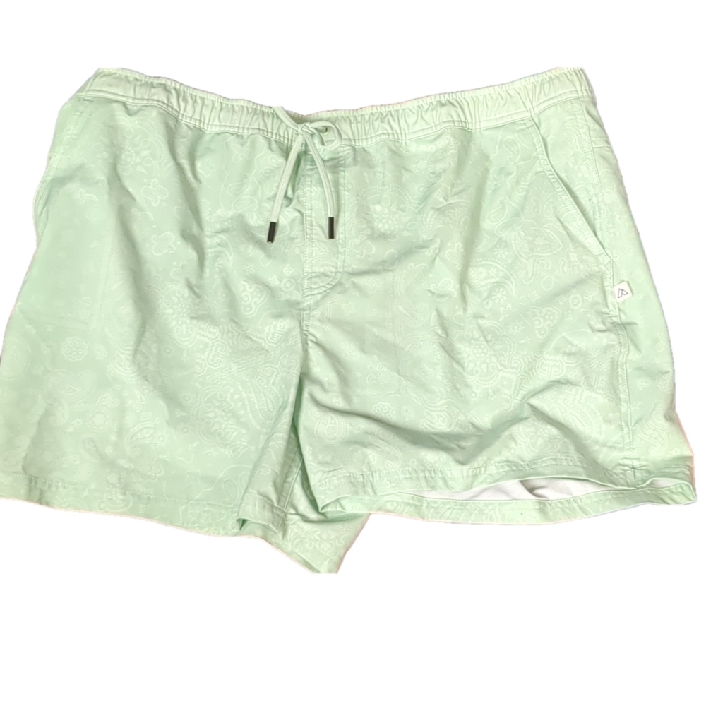 ALPINE designs green bandana swim trunks size XXL big and tall